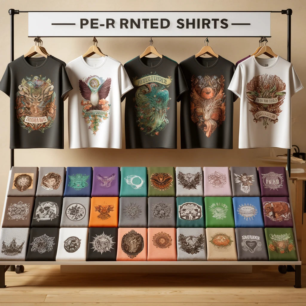 Customizable Pre-Printed T-Shirts