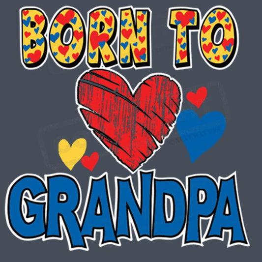 Heartwarming Grandpa Love Transfer Design - Pack of 25