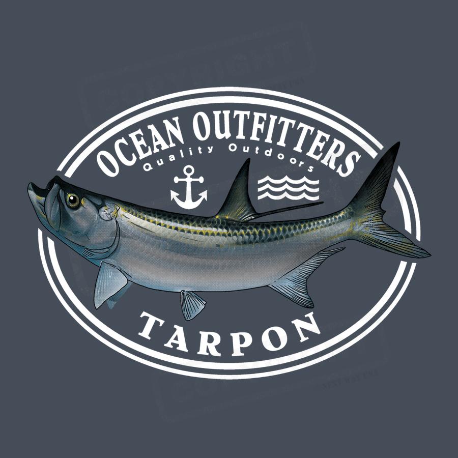 Coastal Tarpon Fishing Screen Transfer - Pack of 25