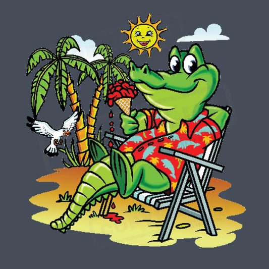 Tropical Alligator Vacation Fun Design - Pack of 25