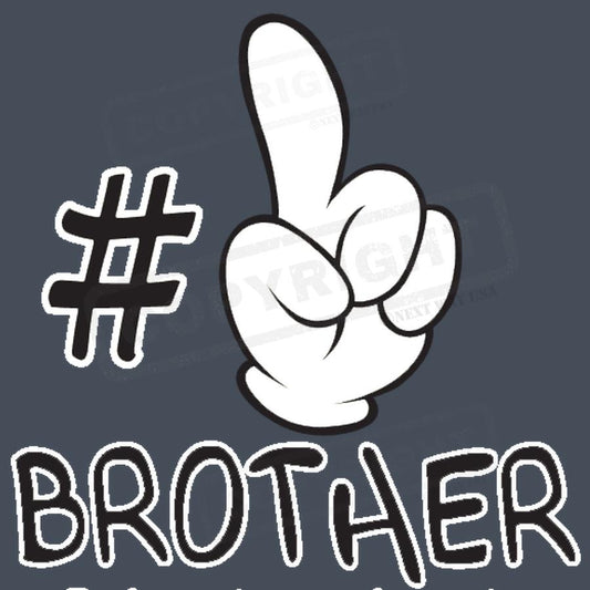 "#1 Brother Screen Print Transfer" - Pack of 25