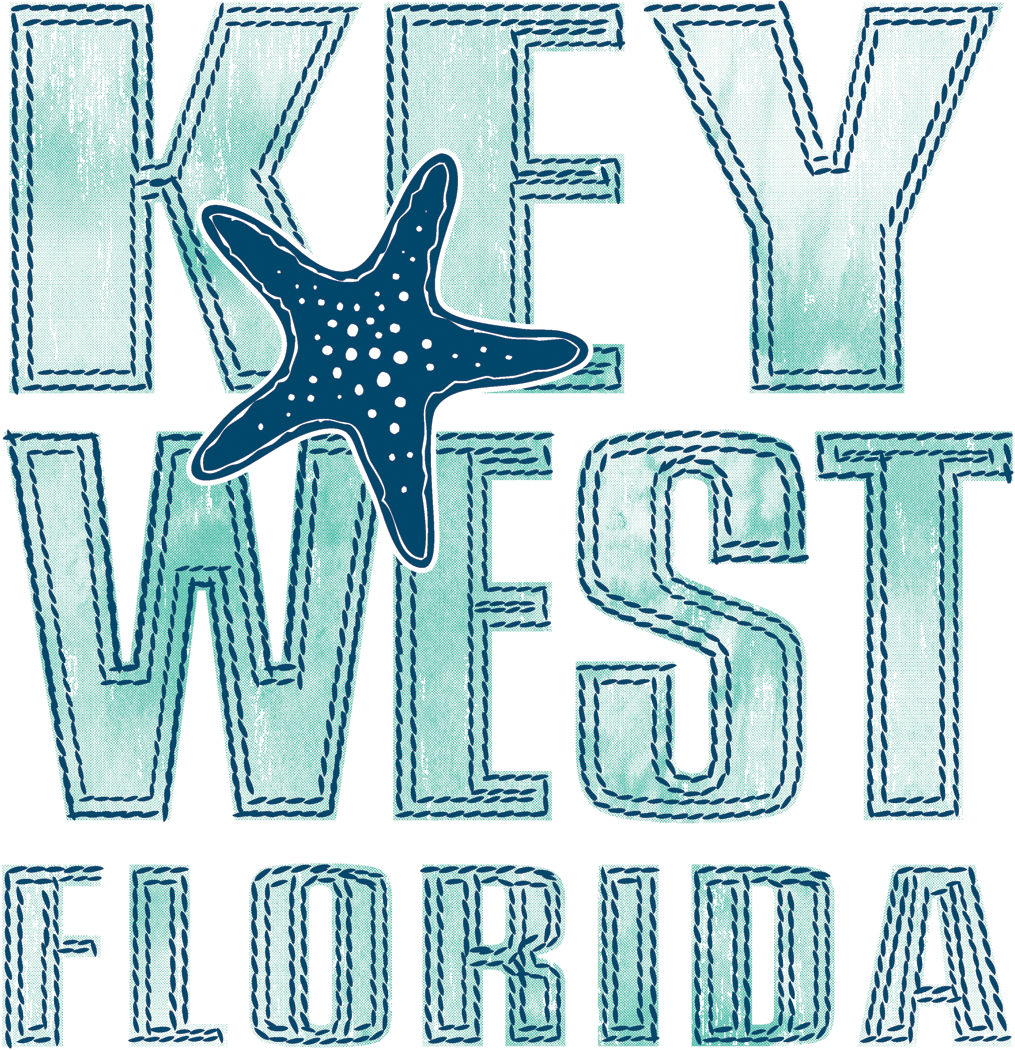 Beachy Key West Florida Starfish Design - Pack of 25