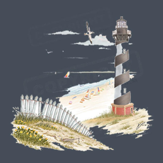 Coastal Lighthouse Screen Transfer Design - Pack of 25