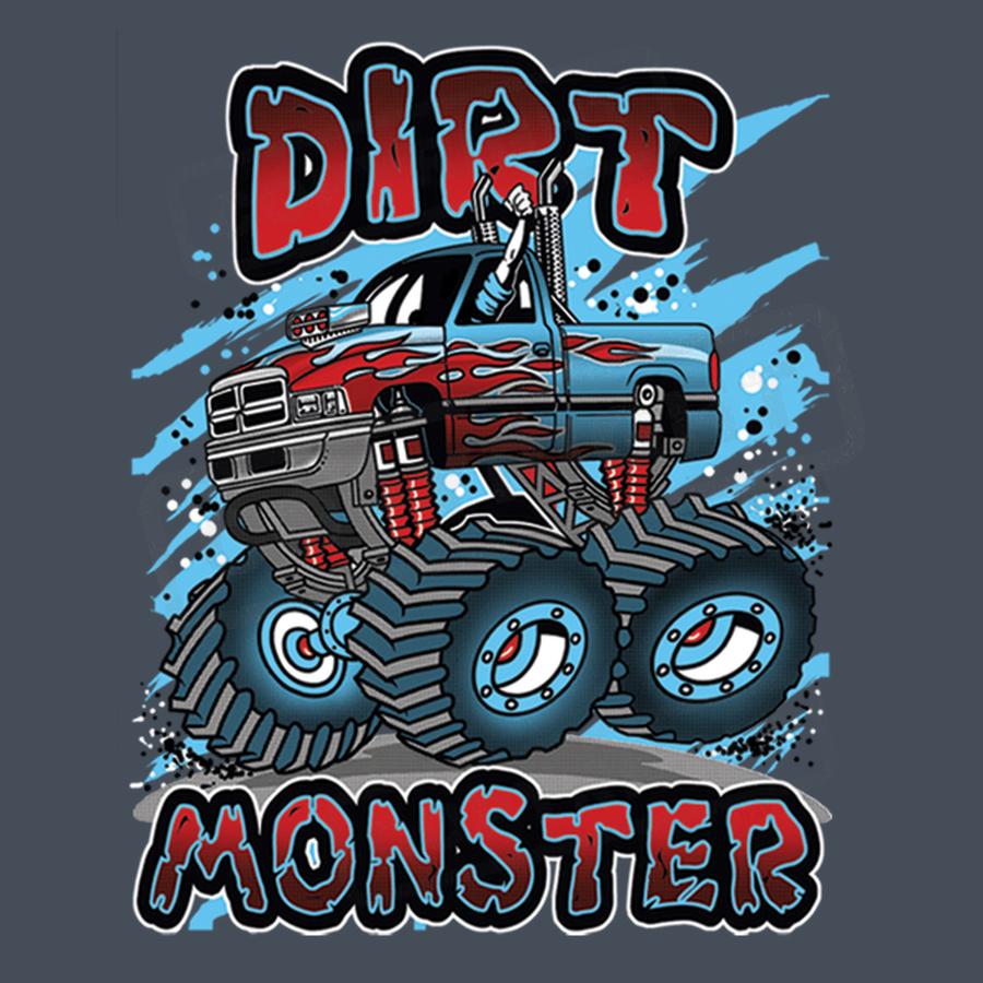 Fierce Monster Truck Screen Transfer - Pack of 25