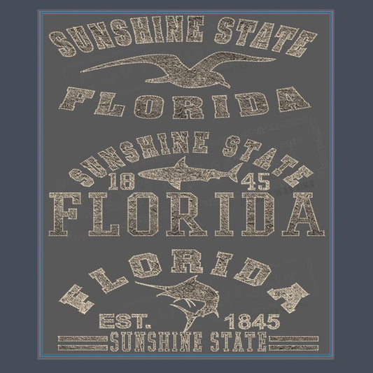 Florida Sunshine State Vintage Design - Pack of 25