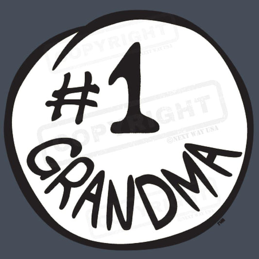 "#1 Grandma Funny Screen Transfer Design" - Pack of 25