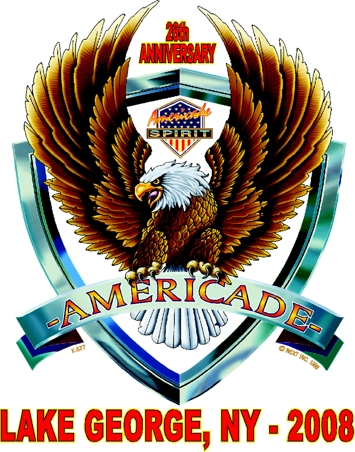 Bold Eagle Americade 26th Anniversary Design - Pack of 25