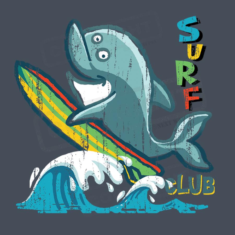 Playful Dolphin Surf Club Design - Pack of 25