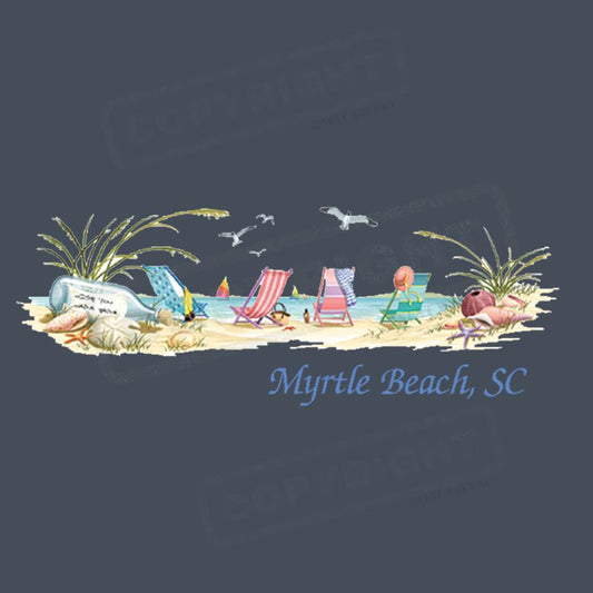 Myrtle Beach Scenic Screen Transfer Design - Pack of 25