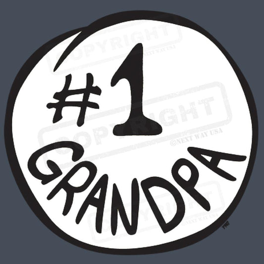 #1 Grandpa Screen Transfer Design - Pack of 25