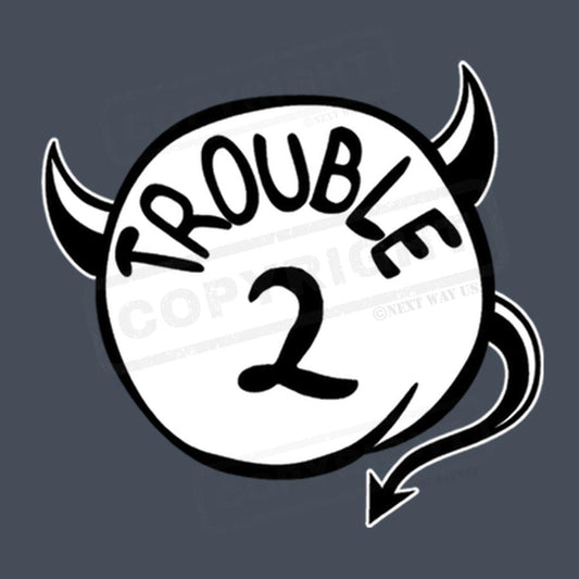 Playful Devil Trouble Design for Apparel - Pack of 25