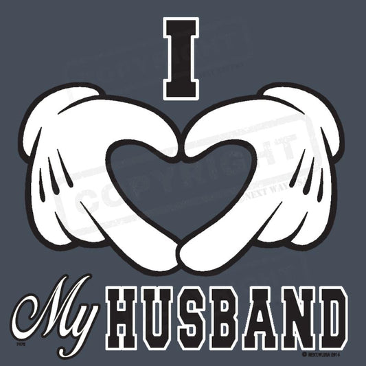 Romantic I Love My Husband Design Transfer - Pack of 25