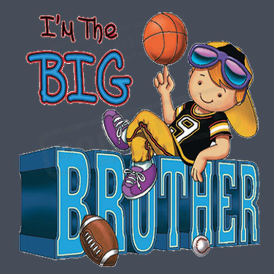 Big Brother Basketball Cartoon Sports Design - Pack of 25