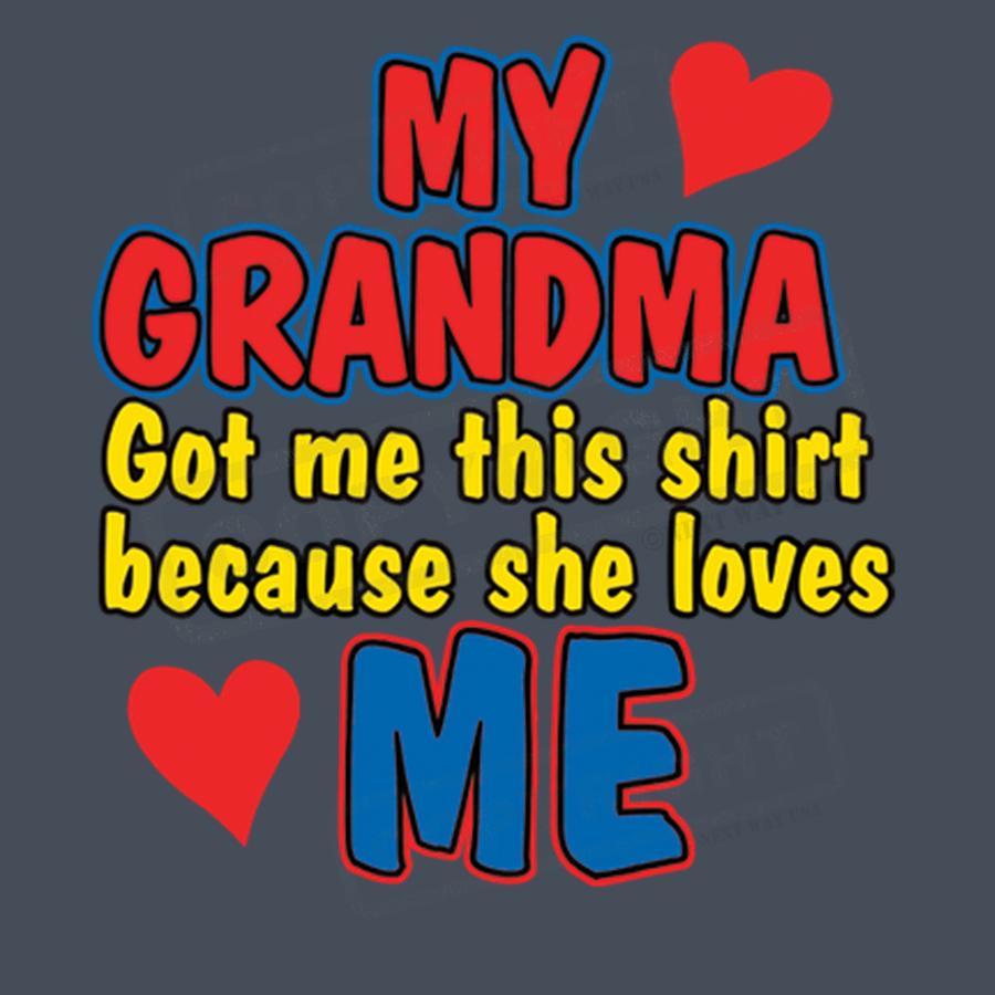 "Cute Grandma Gift T-Shirt Design Transfer" - Pack of 25