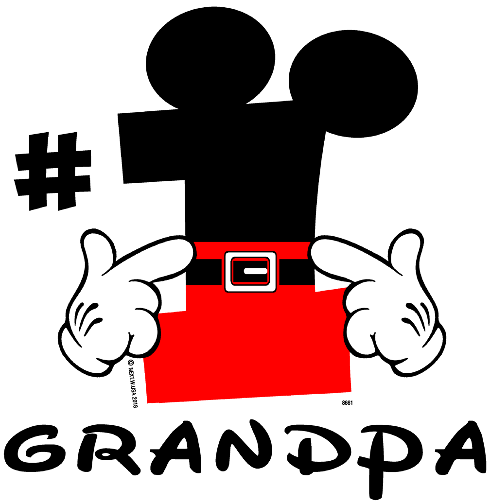 "Fun Grandpa Cartoon Tee Transfer Design" - Pack of 25