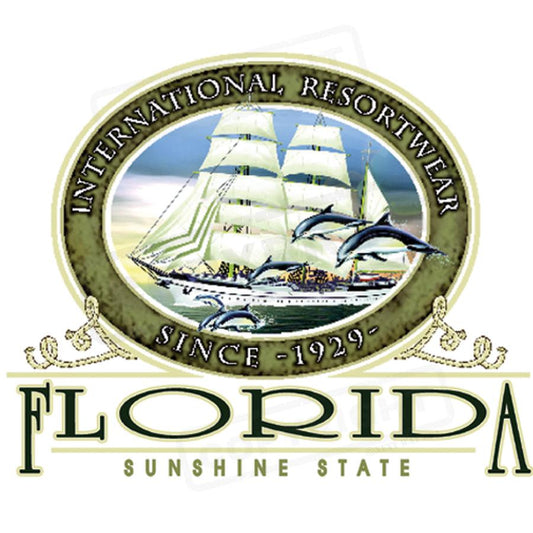 Florida Sunshine State Nautical Screen Transfer - Pack of 25