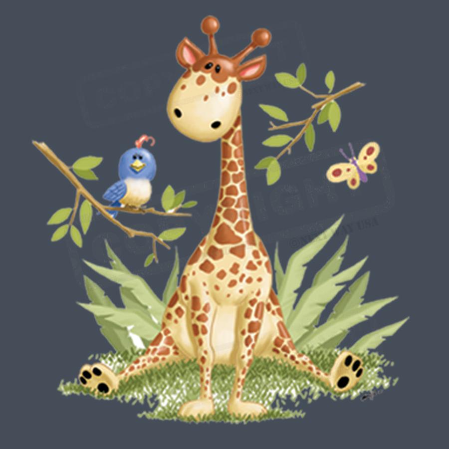 Adorable Safari Giraffe Screen Transfer - Pack of 25