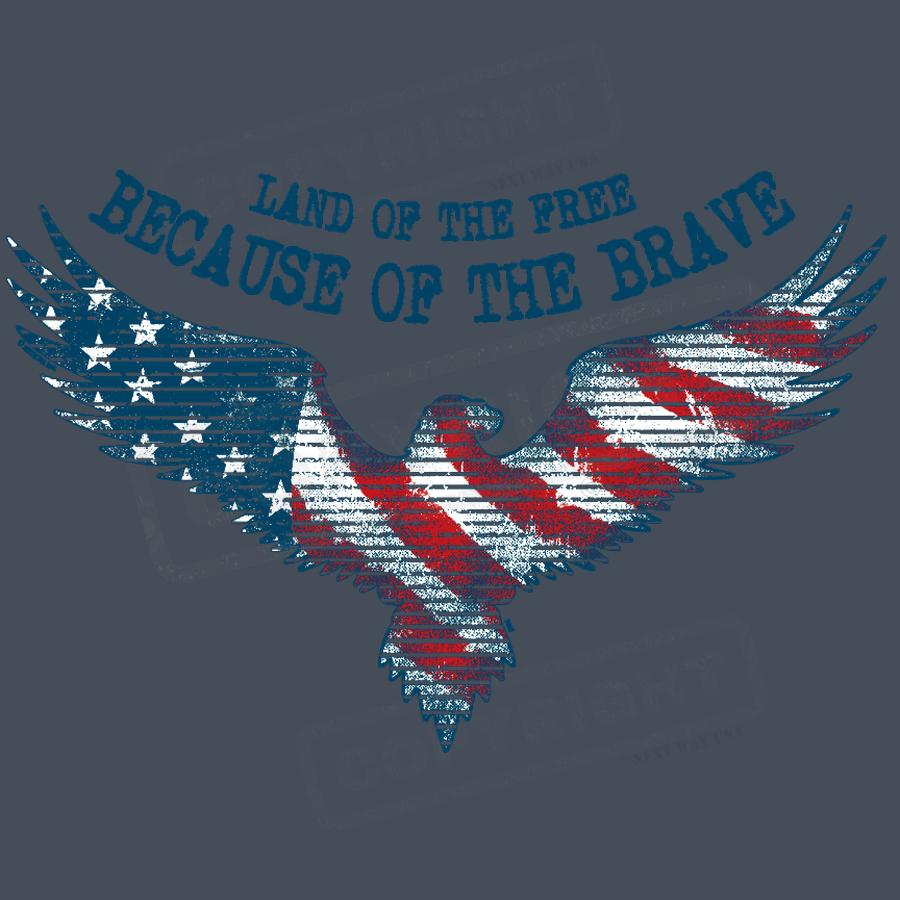 Patriotic Eagle Screen Transfer Design - Pack of 25