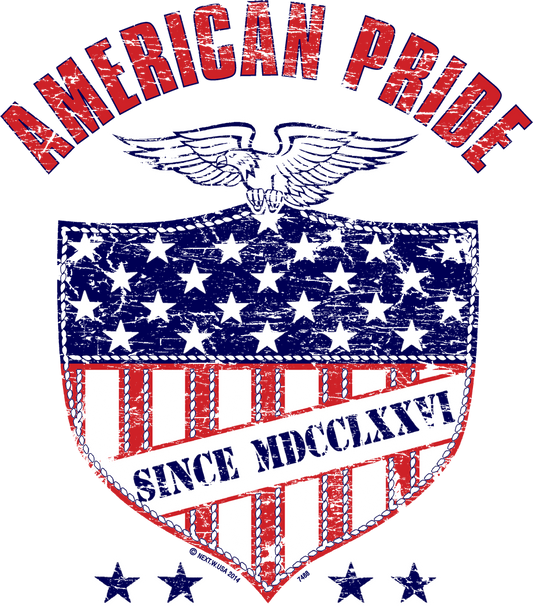 American Pride Eagle Screen Transfer - Pack of 25