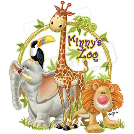 Fun Zoo Animal Screen Transfer Design - Pack of 25