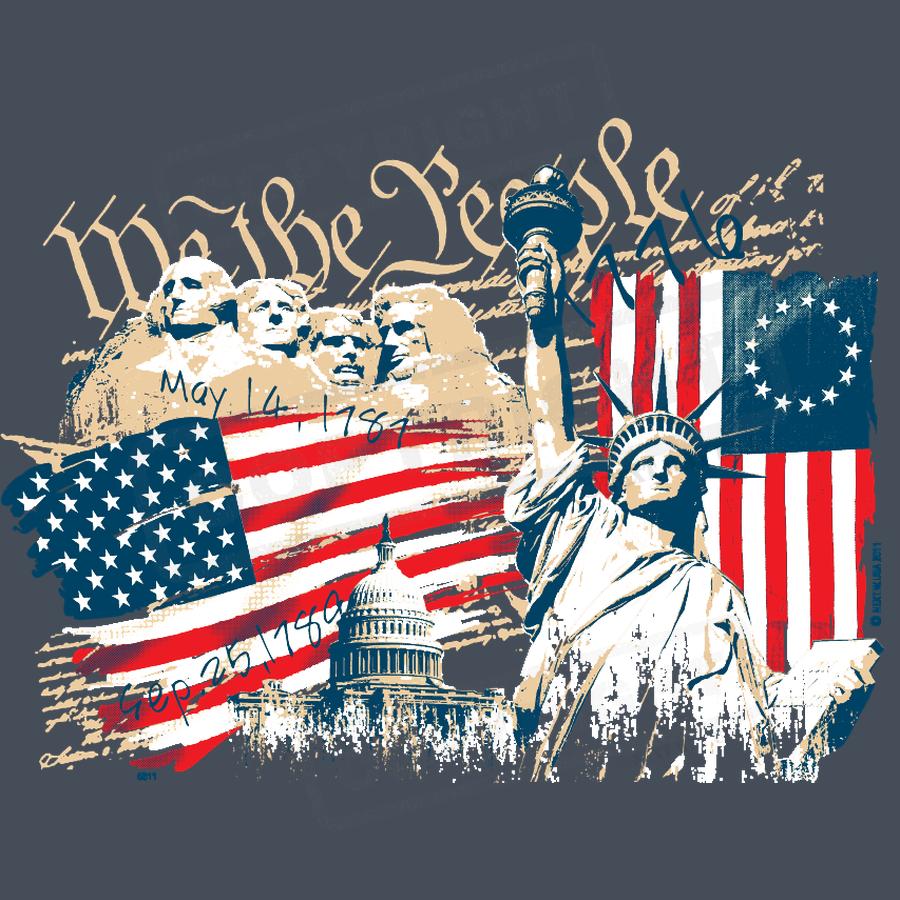 Patriotic USA Screen Transfer Design - Pack of 25