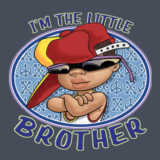 Cool Little Brother Kids Design Transfer - Pack of 25