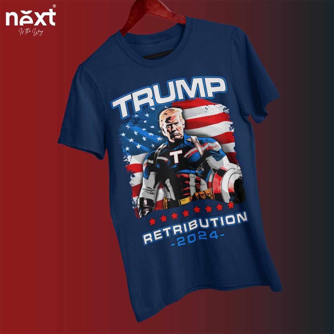 Trump 'Retribution' Shirt Trump Avengers Shirt Funny Trump Captain America Trump