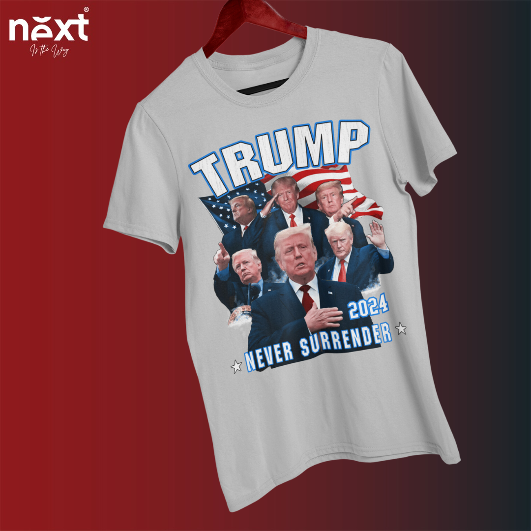 Trump Never Surrender Shirt Mugshot Shirt 2024 Never Surrender Republican Tee