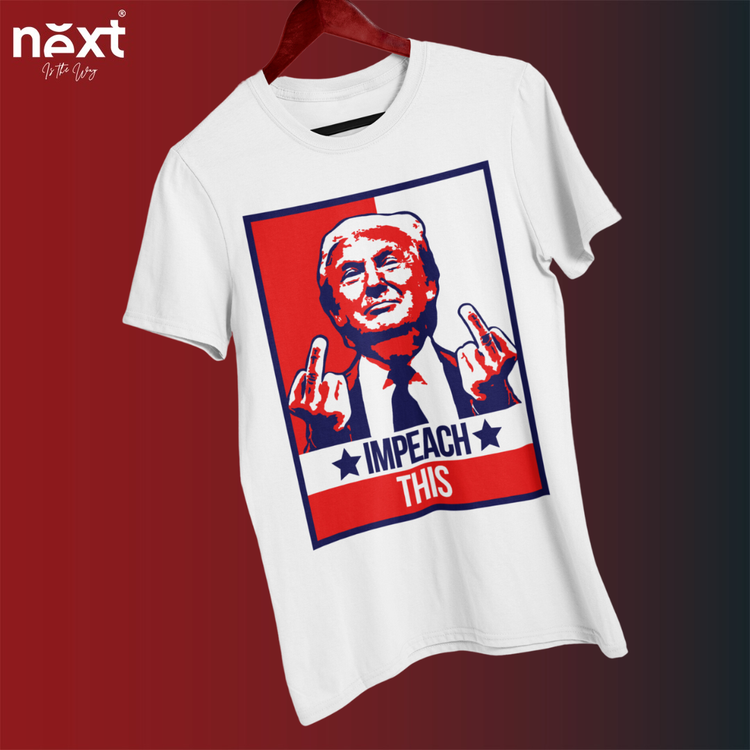 Impeach This Trump Shirt Trump Middle Finger Shirt Funny Political Statement