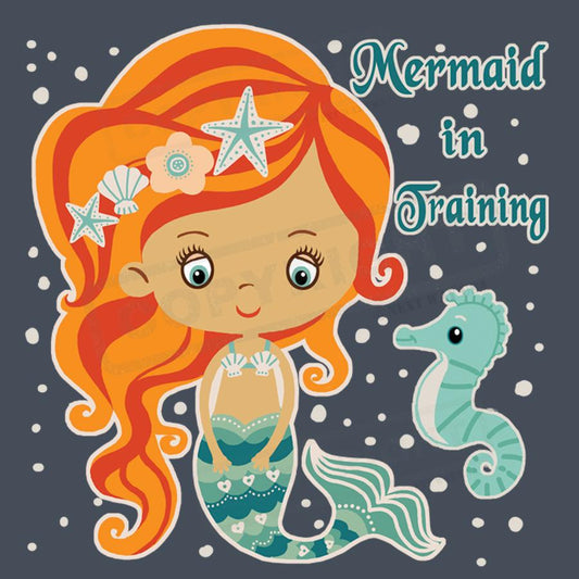 Adorable Mermaid in Training Design - Pack of 25