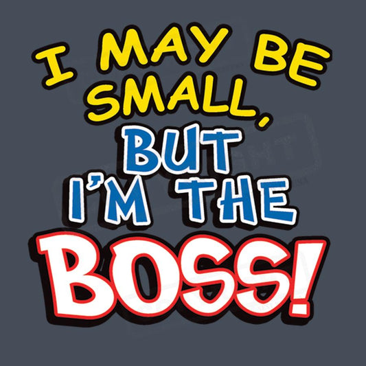 Bold Typography "I'm the Boss" Screen Transfer - Pack of 25