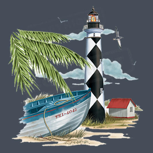 Nautical Lighthouse and Boat Design Transfer - Pack of 25