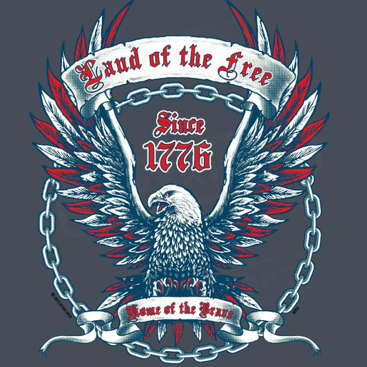 Patriotic Eagle Design - Land of the Free - Pack of 25