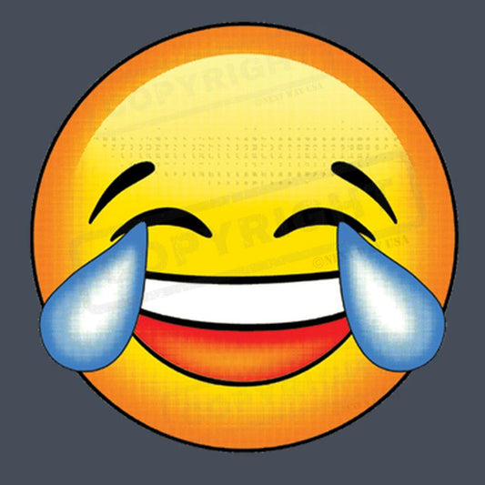 Laughing Emoji Screen Transfer Design - Pack of 25