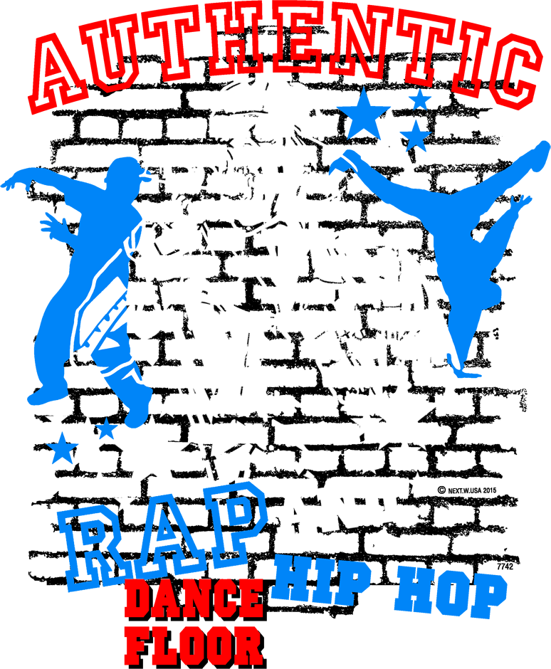 Vibrant Hip Hop Dance Floor Graphic - Pack of 25