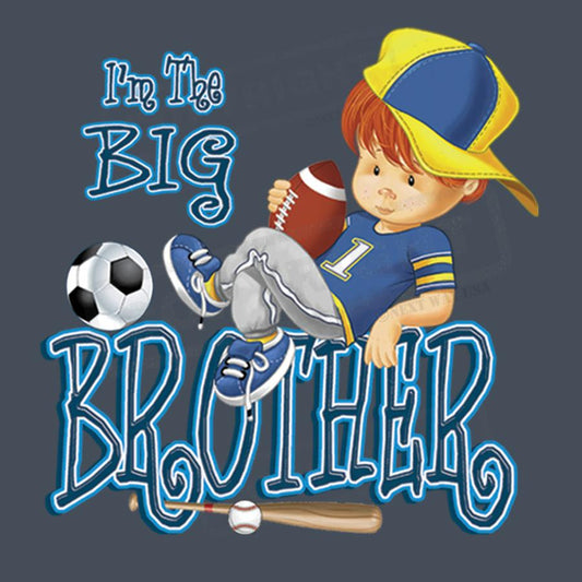 "I'm the Big Brother Sports Design" - Pack of 25