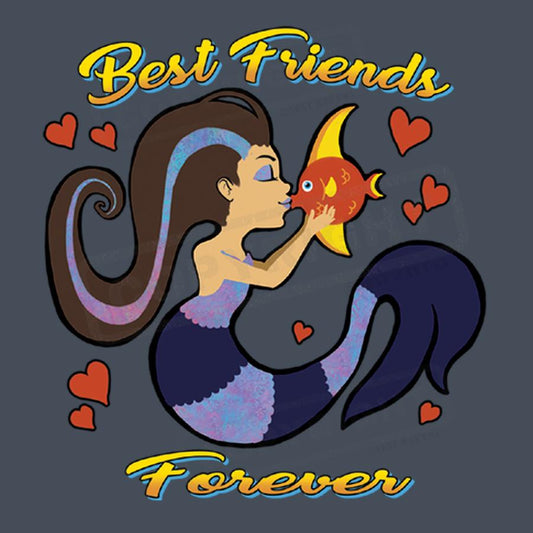 Mermaid Best Friends Forever Design - Pack of 25