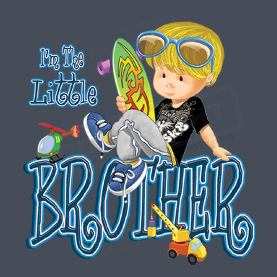 Little Brother Skateboarding Design Transfer - Pack of 25