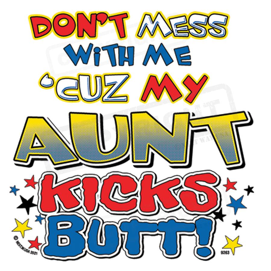 Bold Comic Style Aunt - Pack Of 25