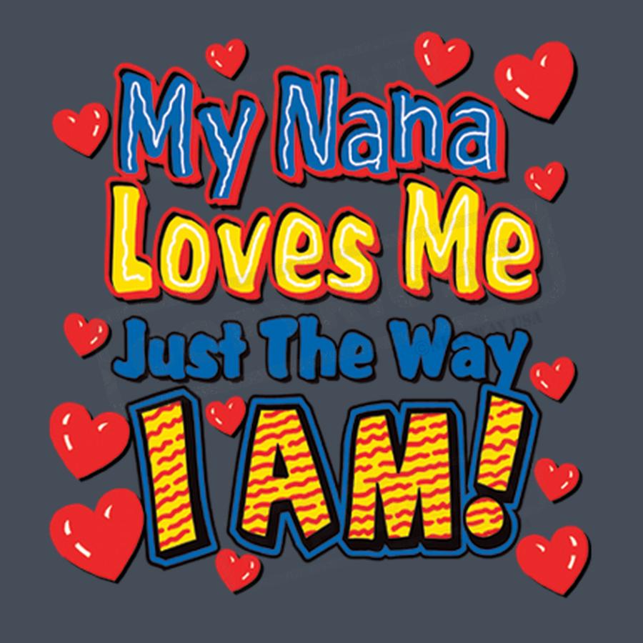 "My Nana Loves Me Heart Graphic Transfer" - Pack of 25