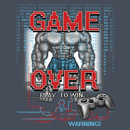 Retro Gamer Muscle Screen Transfer Design - Pack of 25