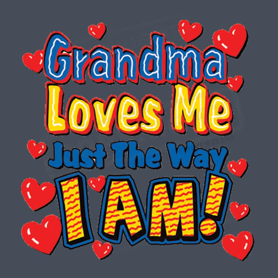 Grandma Loves Me Screen Transfer Design - Pack of 25