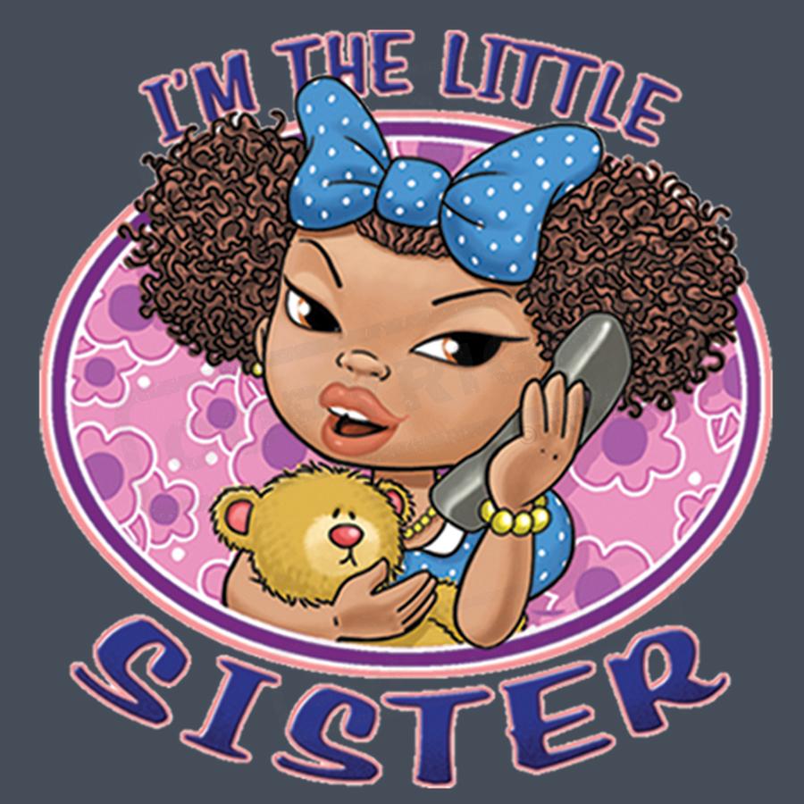 "Cute Little Sister Screen Transfer Design" - Pack of 25