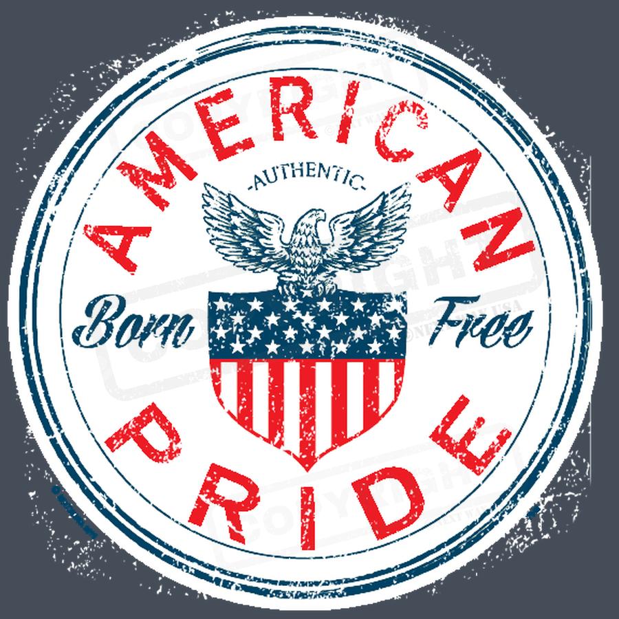 Vintage American Pride Screen Transfer - Pack of 25