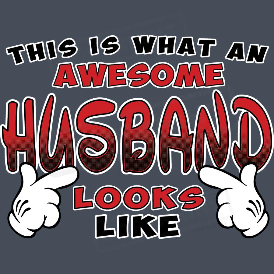 "Awesome Husband Graphic Transfer Tee" - Pack of 25