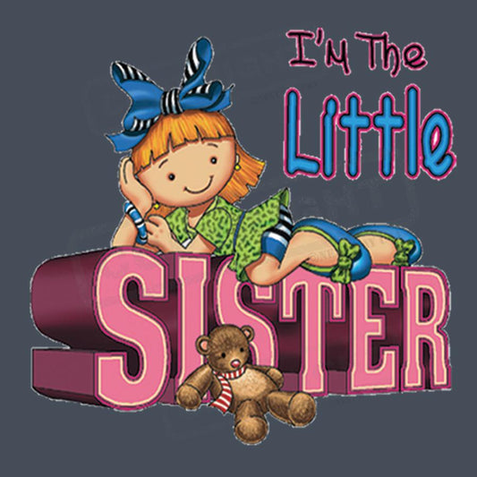 Adorable Little Sister Screen Transfer Design - Pack of 25