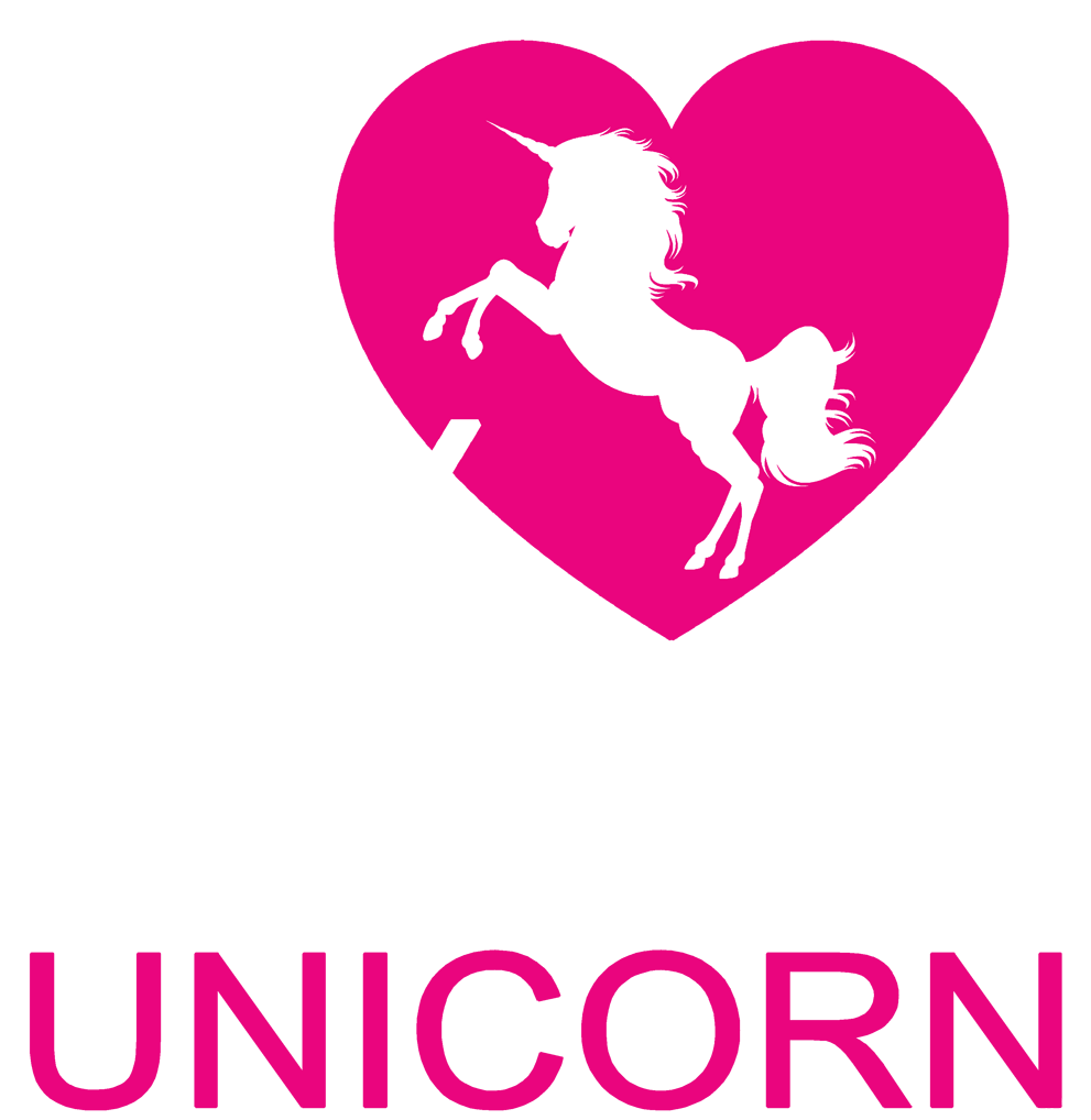 Pink Unicorn Shield Screen Transfer Design - Pack of 25